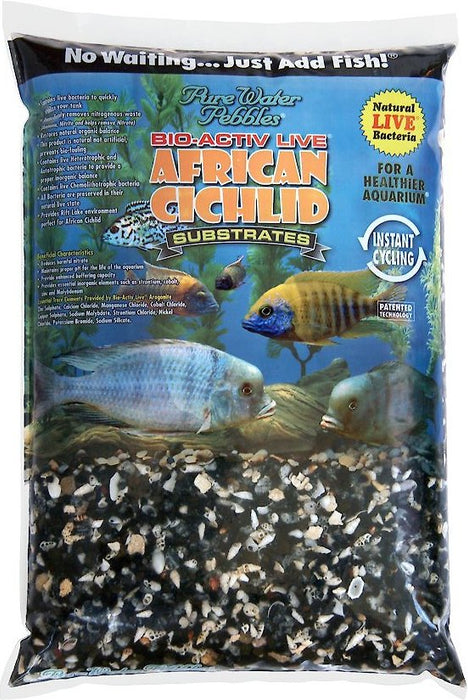 Pure Water Pebbles Bio-Activ Live Cichlid Substrate