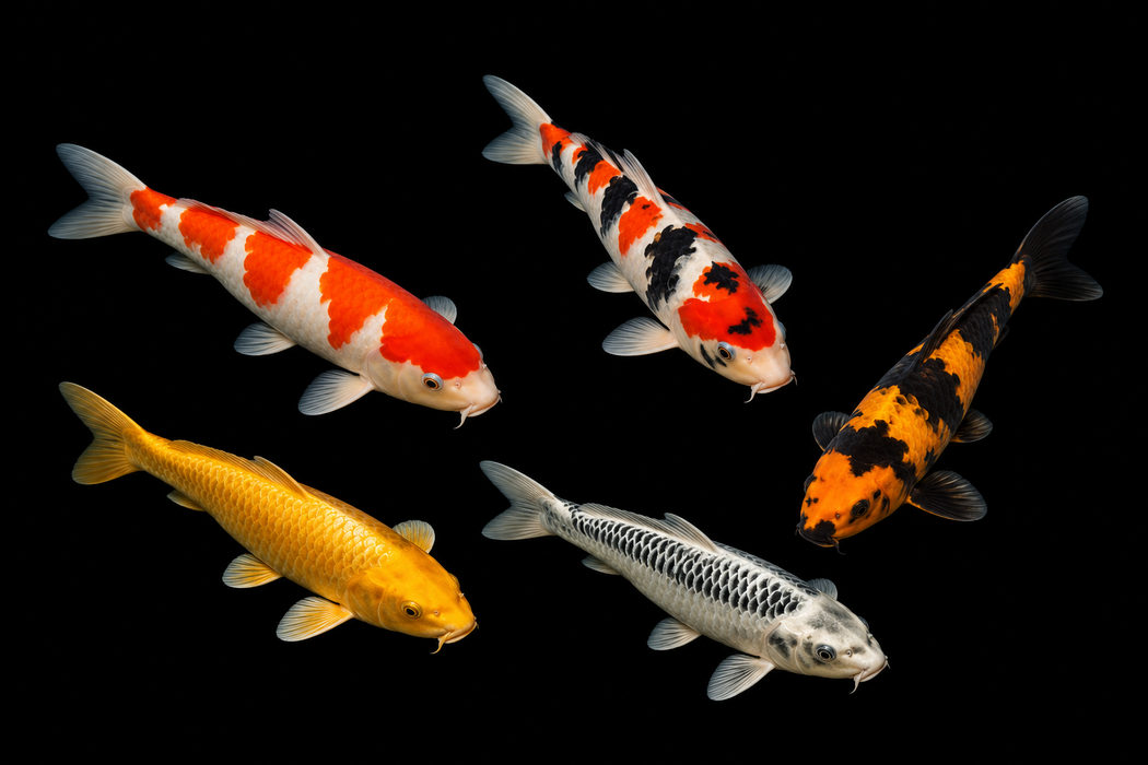 Assorted Koi