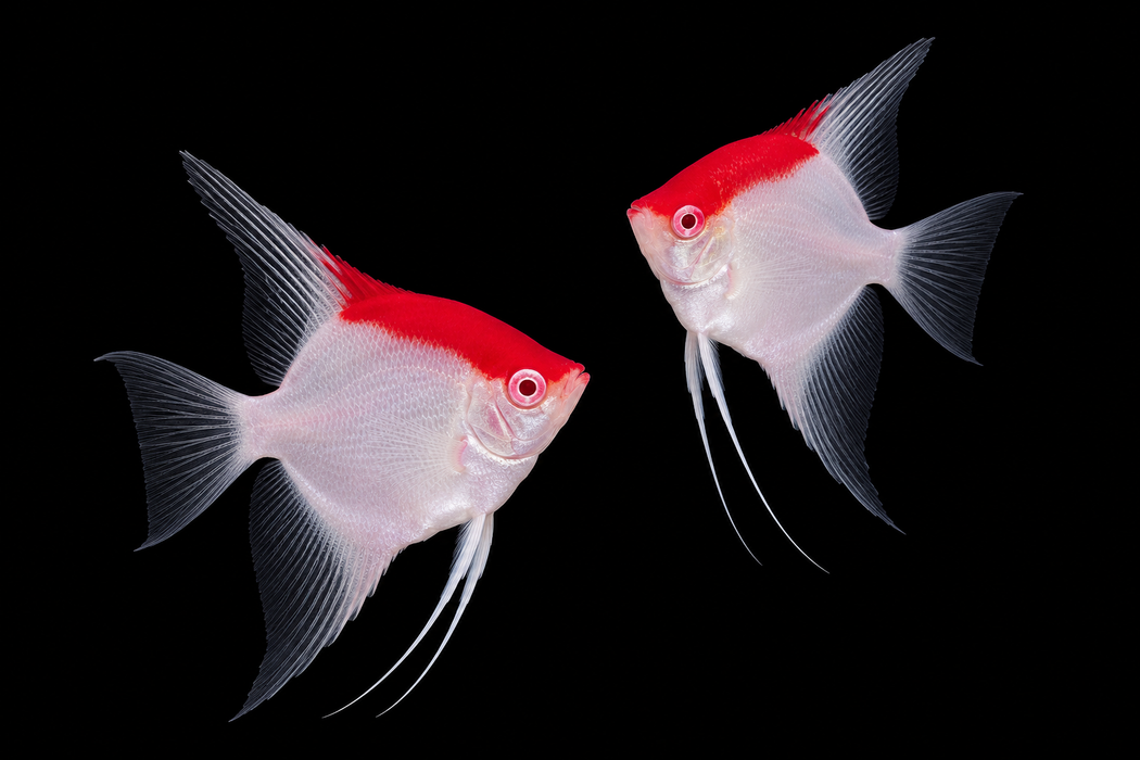 Albino Red Cap Angelfish
