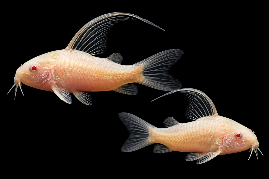 Hi-Fin Albino Corydoras