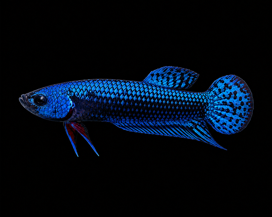Blue Alien Male Plakat