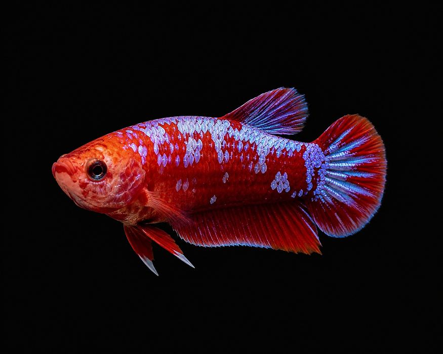 Red Galaxy Female Plakat