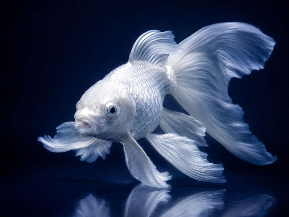 Platinum Shortbody Butterfly Koi