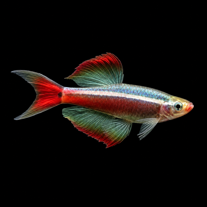 Longfin Red White Cloud Minnow