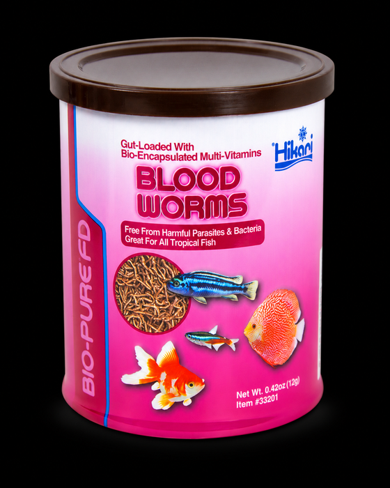Hikari Freeze Dried Multi-Vitamin Enriched Blood Worms