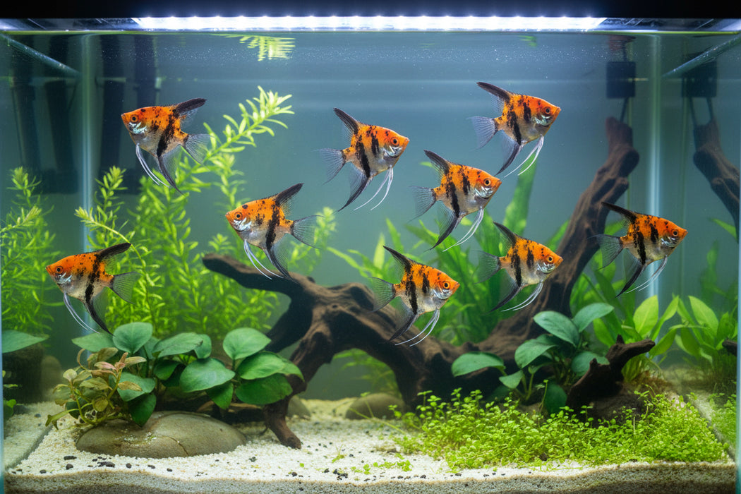 Red Devil Angelfish (95% Red & Black) HIGH GRADE
