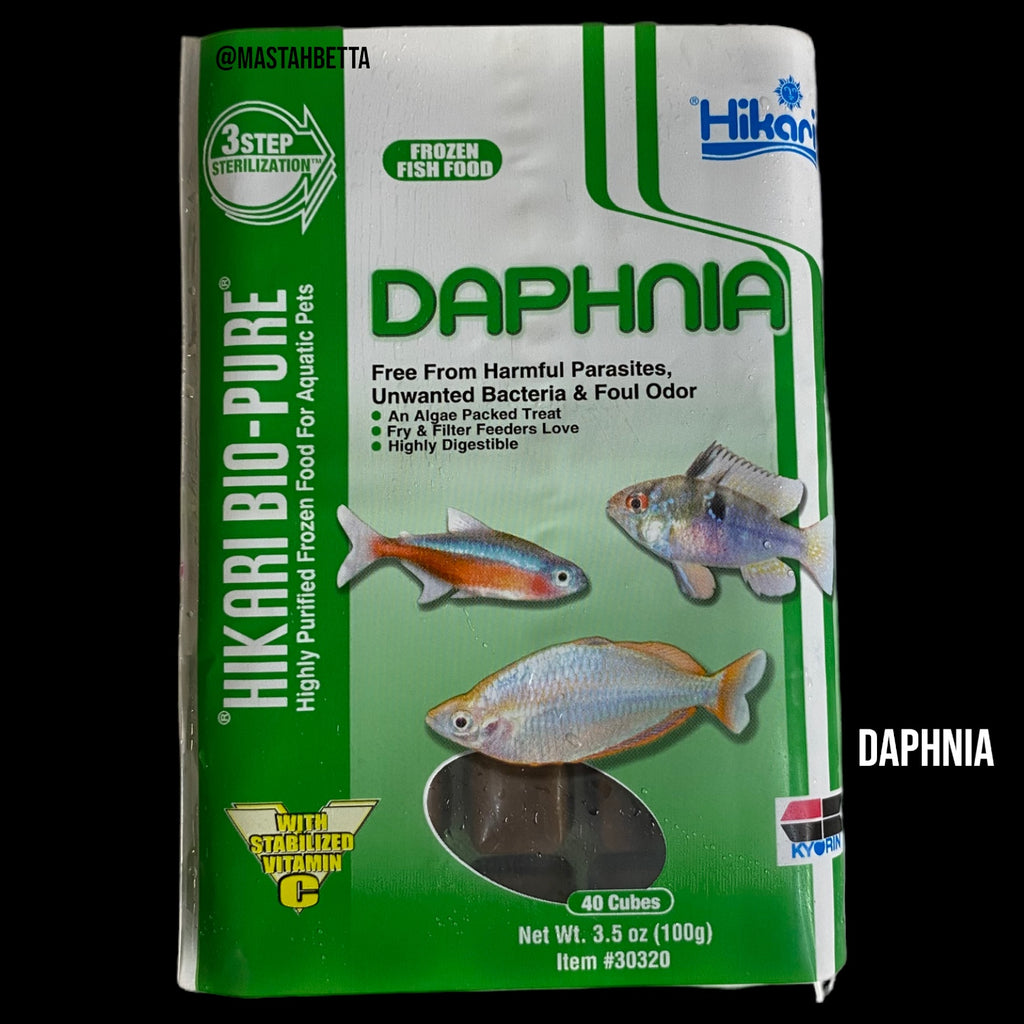 Live Fish BCUK Frozen Daphnia Fish Food – 5 Pack, Natural Treat For ...